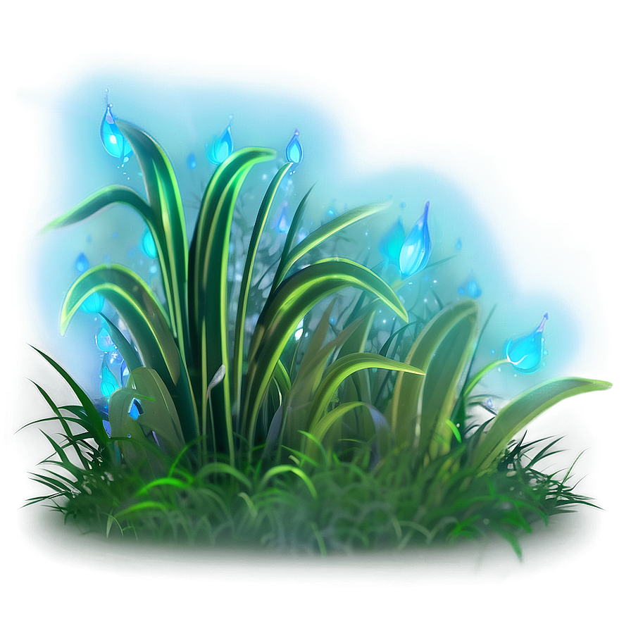 Fantasy Glowing Grass Png Ixm9