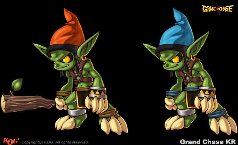 Fantasy Goblin Twins Illustration