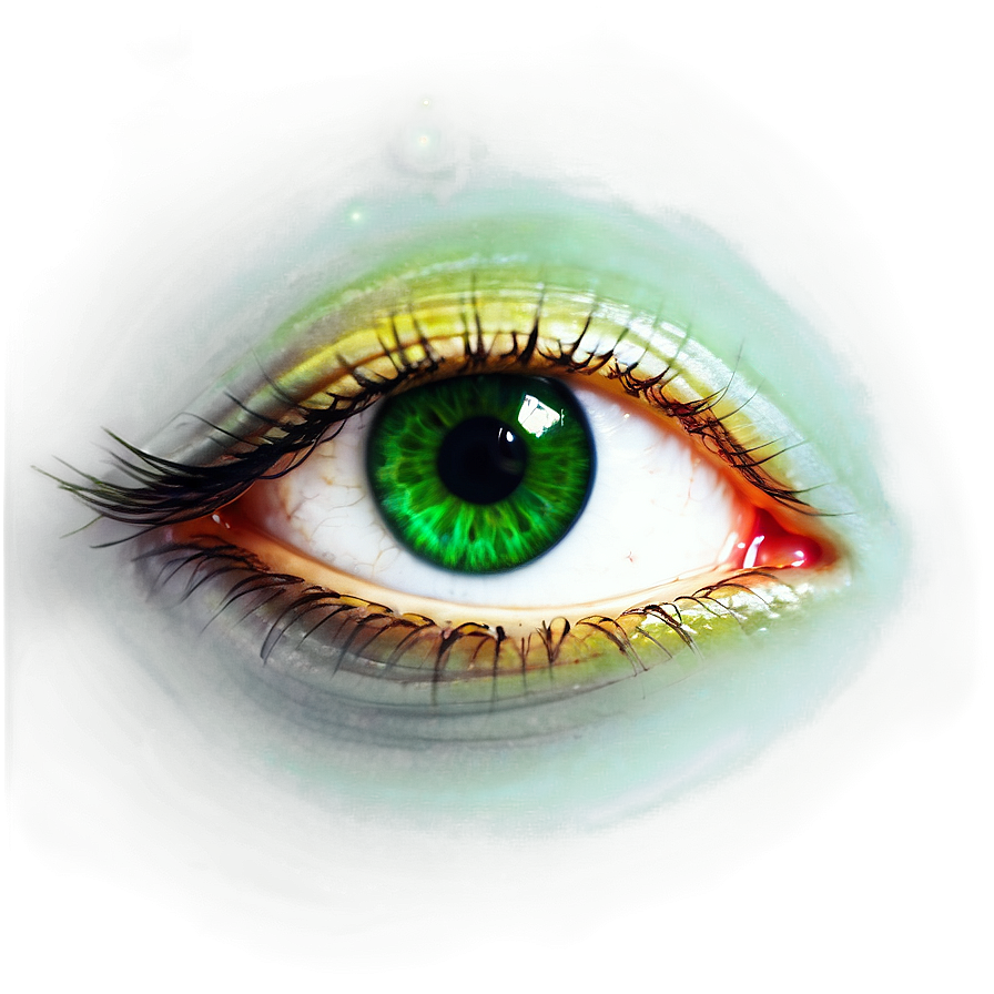 Fantasy Green Eye Art Png Vih