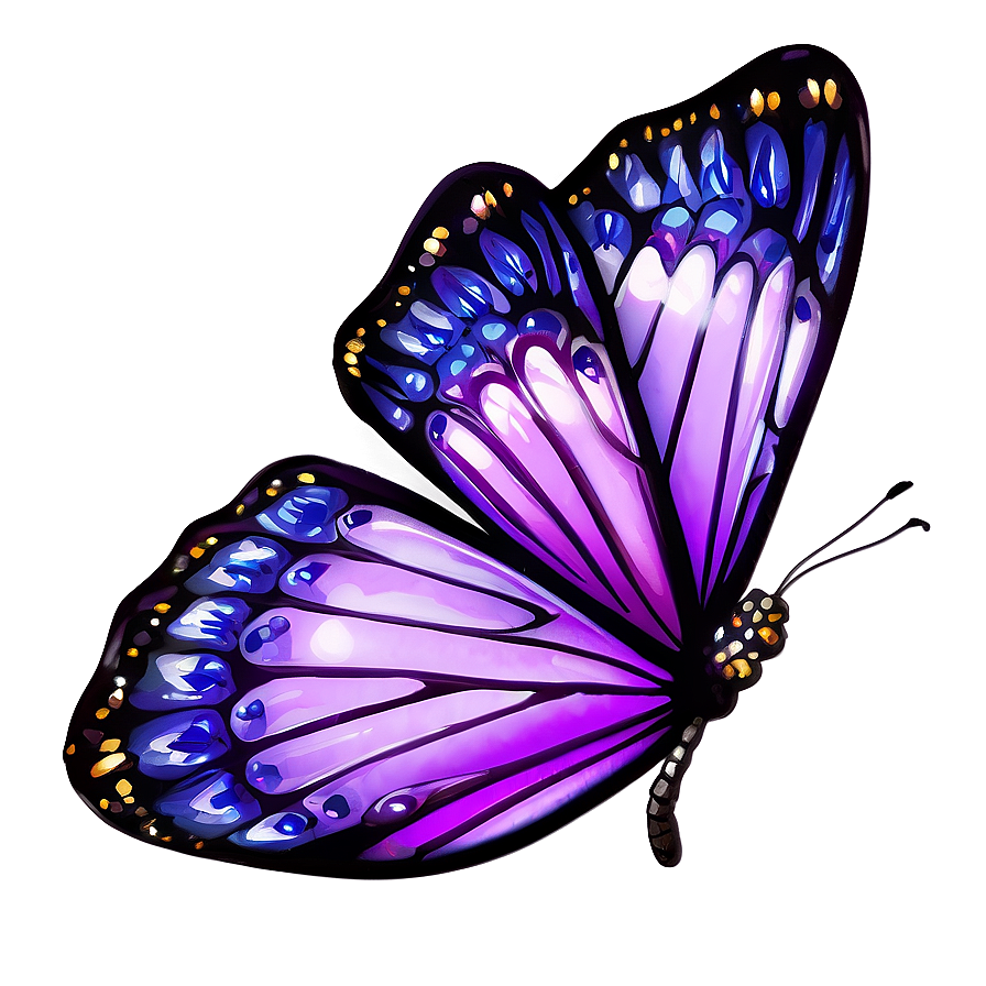 Fantasy Land Purple Butterfly Png Jrv