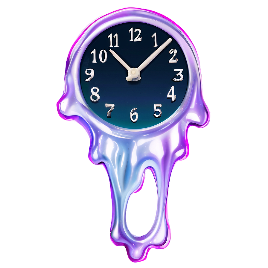 Fantasy Melting Clock Artwork Png 97