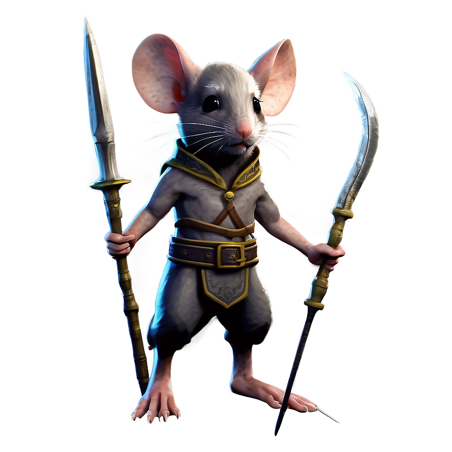 Fantasy Mouse Warrior Png 98