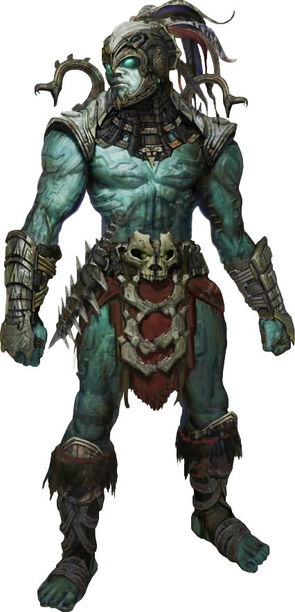 Fantasy Orc Warrior Render