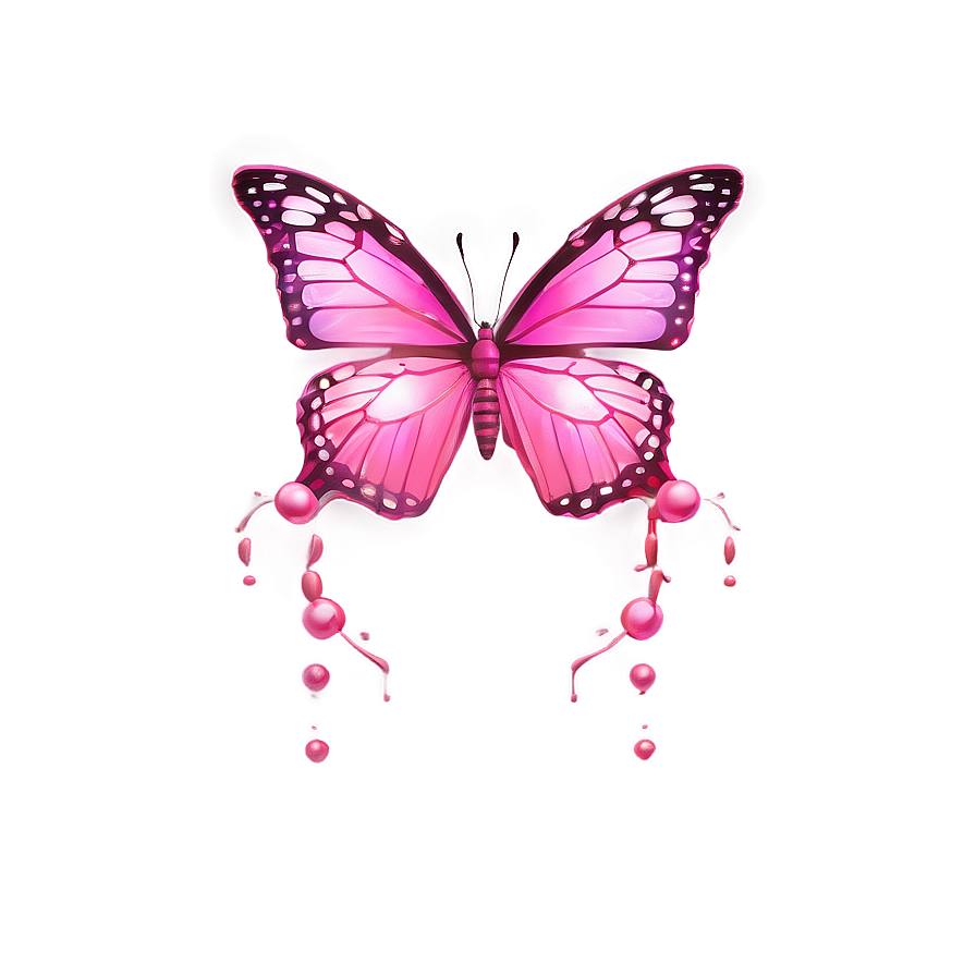 Fantasy Pink Butterfly Effect Png 05232024