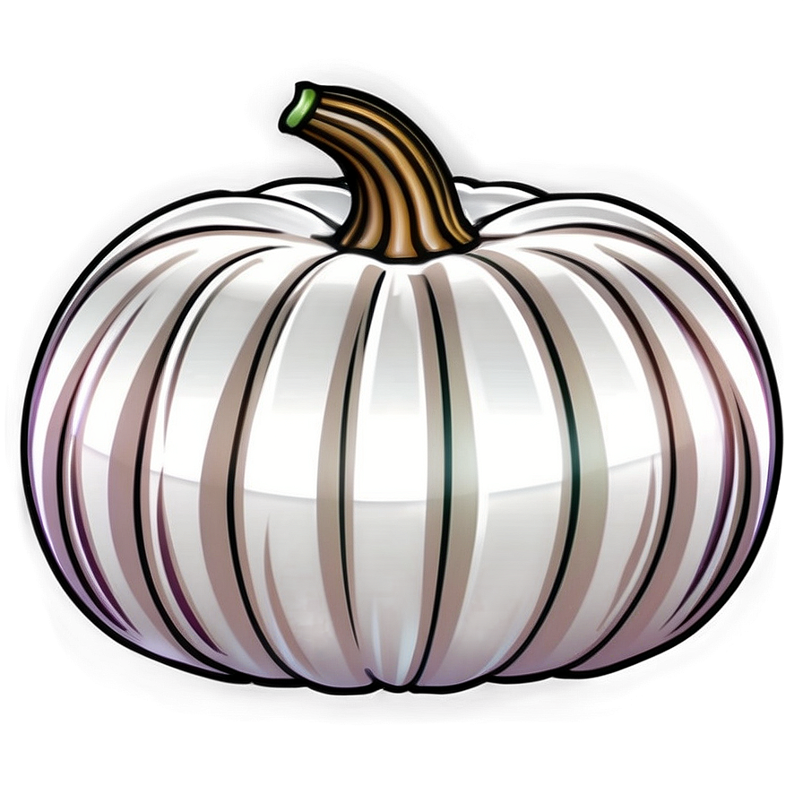 Fantasy Pumpkin Outline Art Png Wtb16