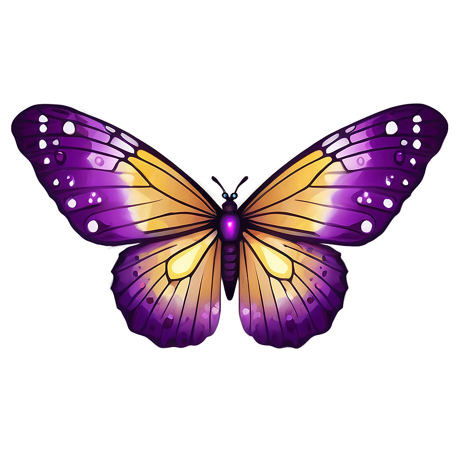 Fantasy Purple Butterfly Png Hwd