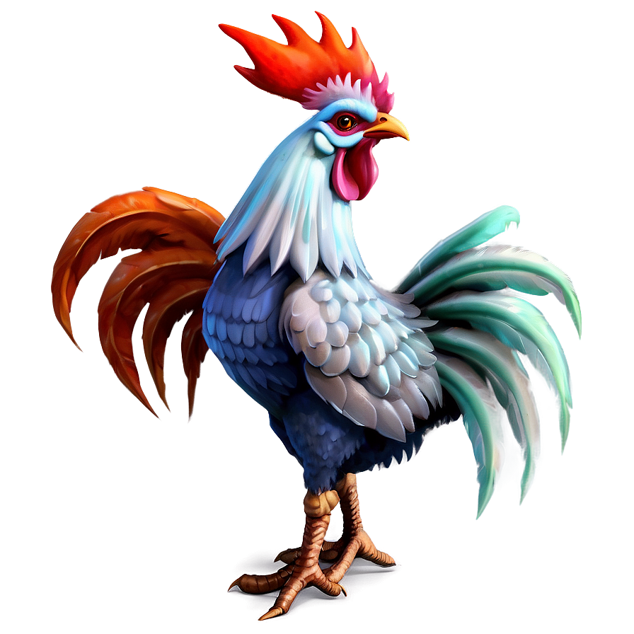 Fantasy Rooster Creature Png Isv12