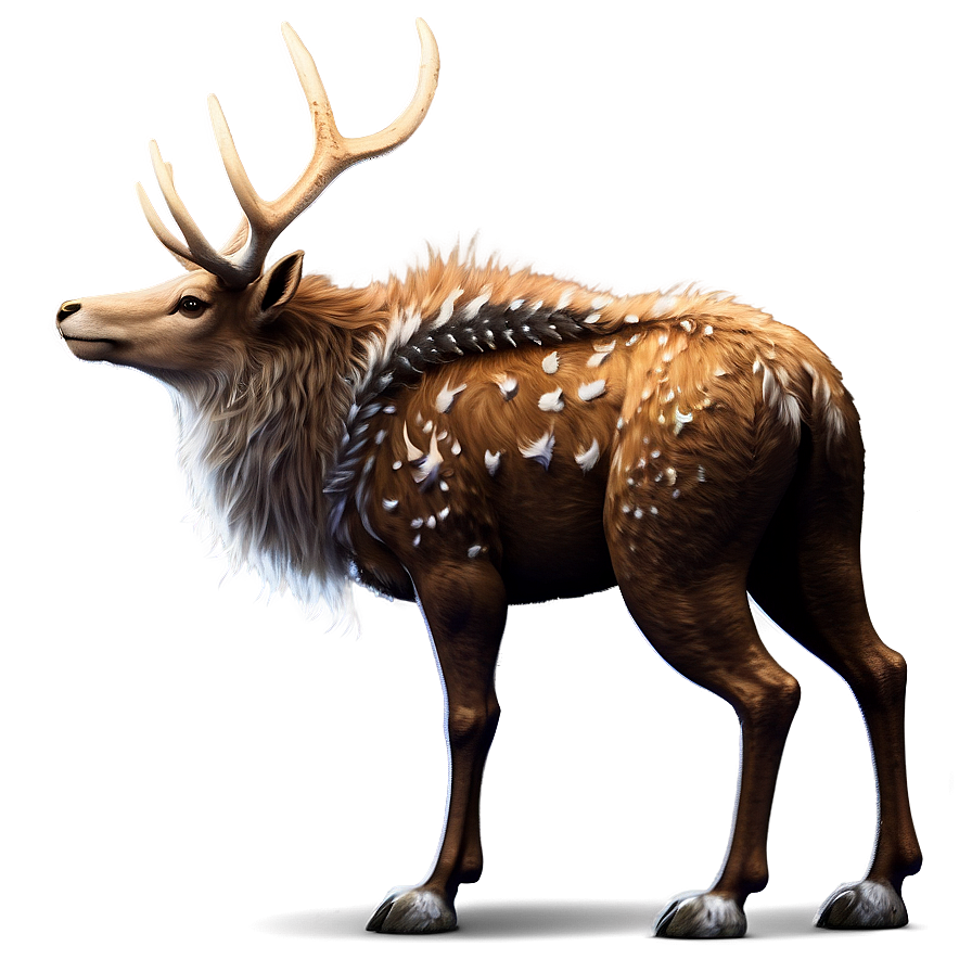 Fantasy Stag Creature Png 06292024