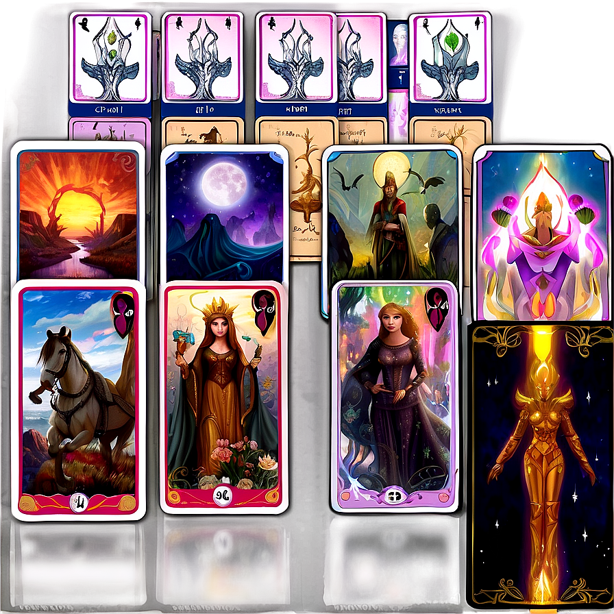 Fantasy Tarot Deck Png Cst