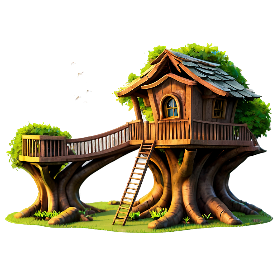 Fantasy Tree House Png 06282024