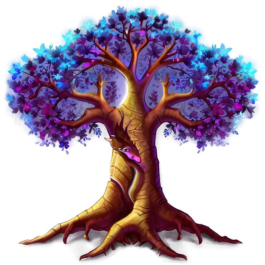 Fantasy Tree Illustration Png 06122024