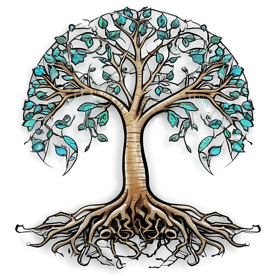 Fantasy Tree Roots Graphic Png 06262024