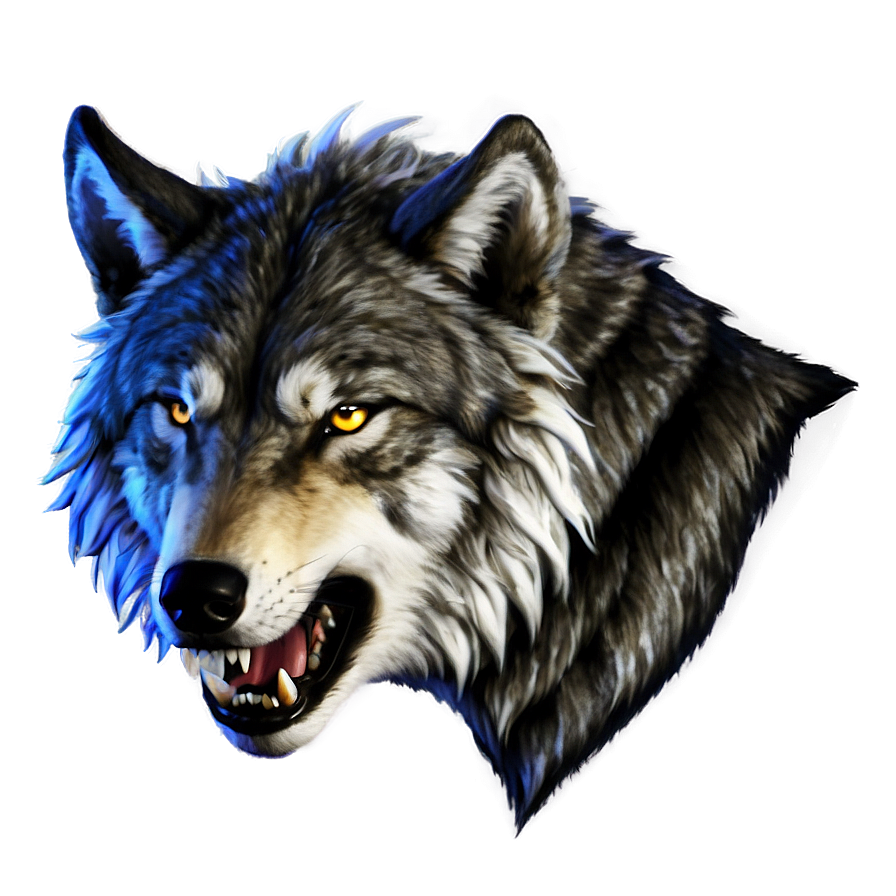 Fantasy Wolf Head Image Png 68