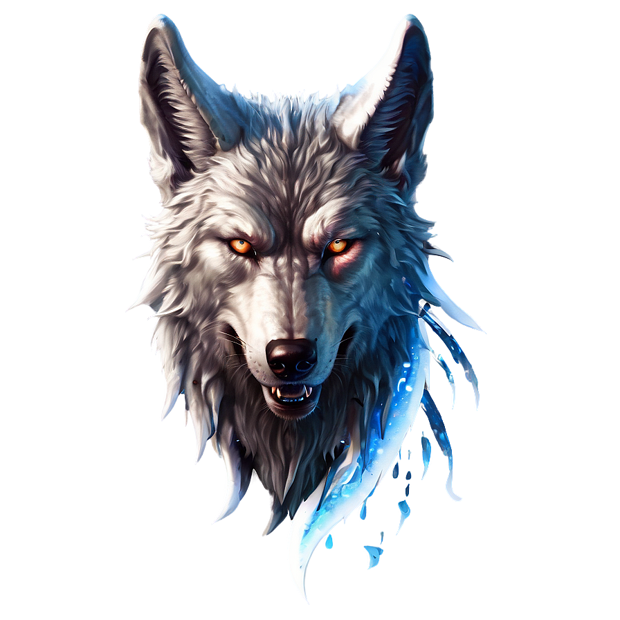 Fantasy Wolf Head Image Png Glw89