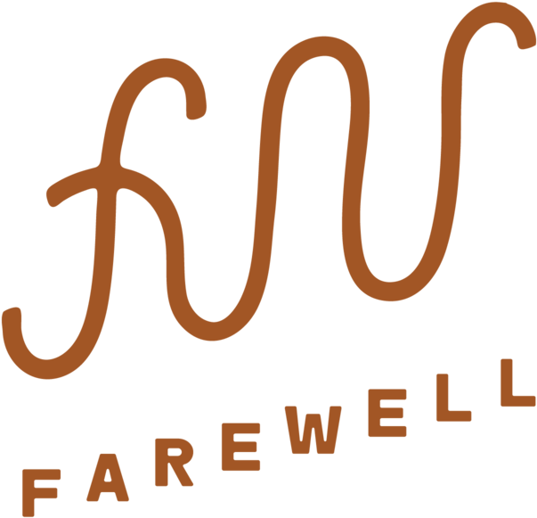 Farewell Script Logo