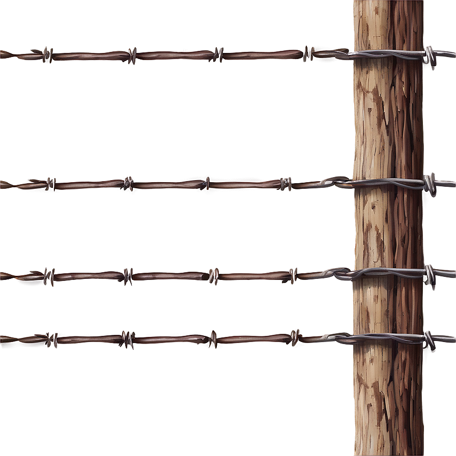 Farm Barbed Wire Fence Png Twx