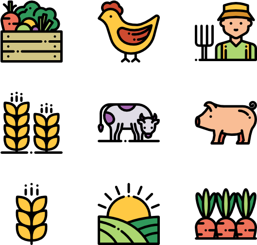 Farm Icons Set