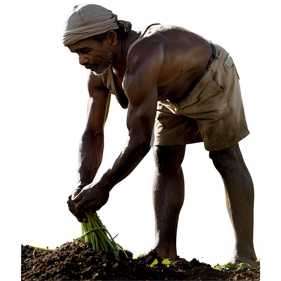 Farmer At Work Png 05242024