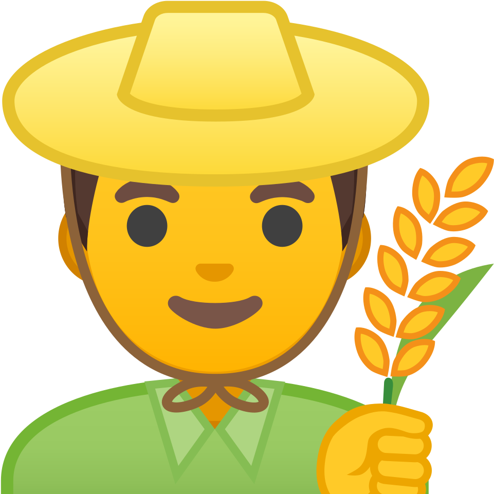 Farmer_ Emoji_ Holding_ Wheat