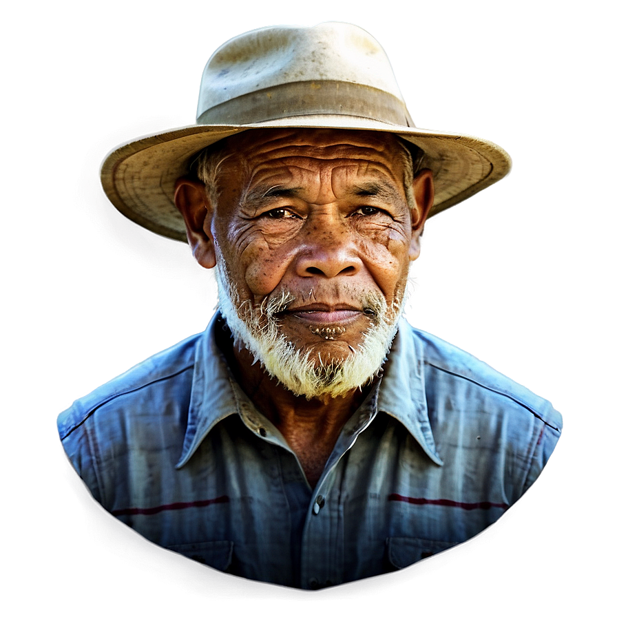 Farmer Portrait Png Bns