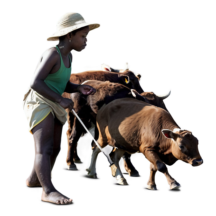 Farmer With Livestock Png 62