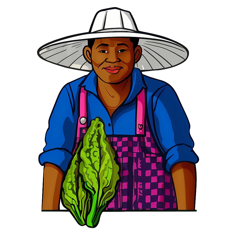 Farmer With Vegetables Png Fvg