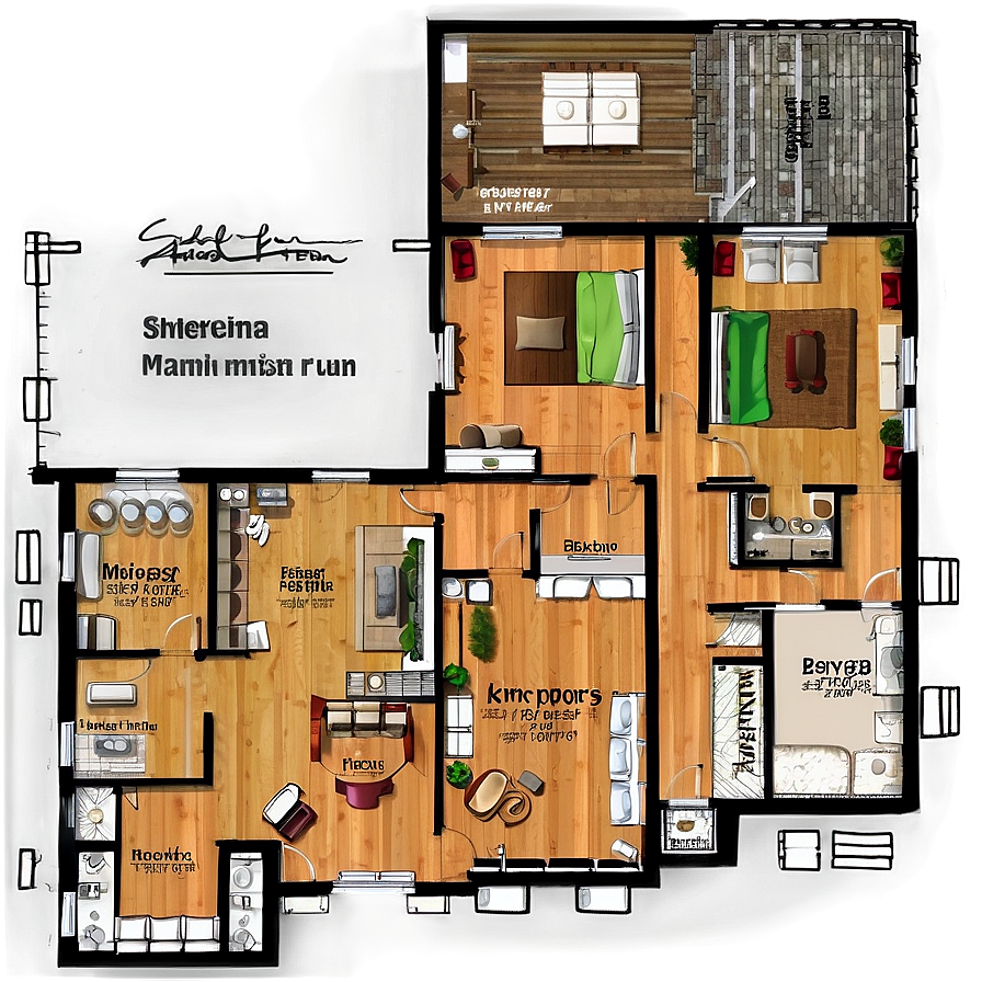 Farmhouse Floor Plan Png Ibh46