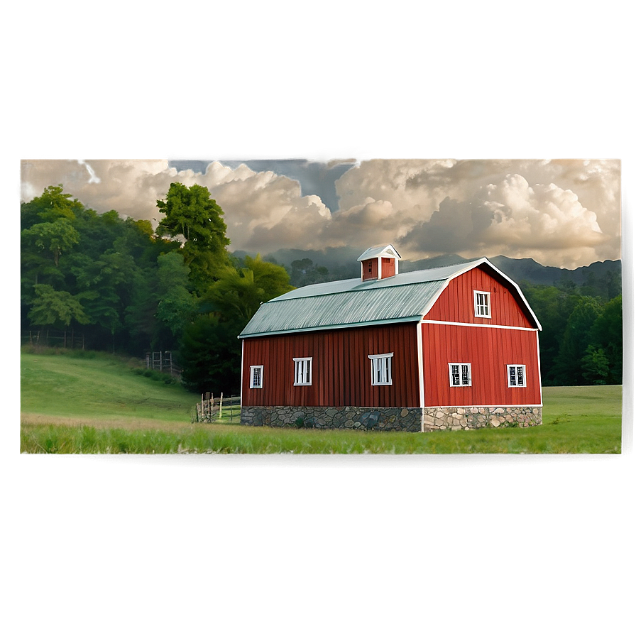 Farmhouse Scenery Png 05242024