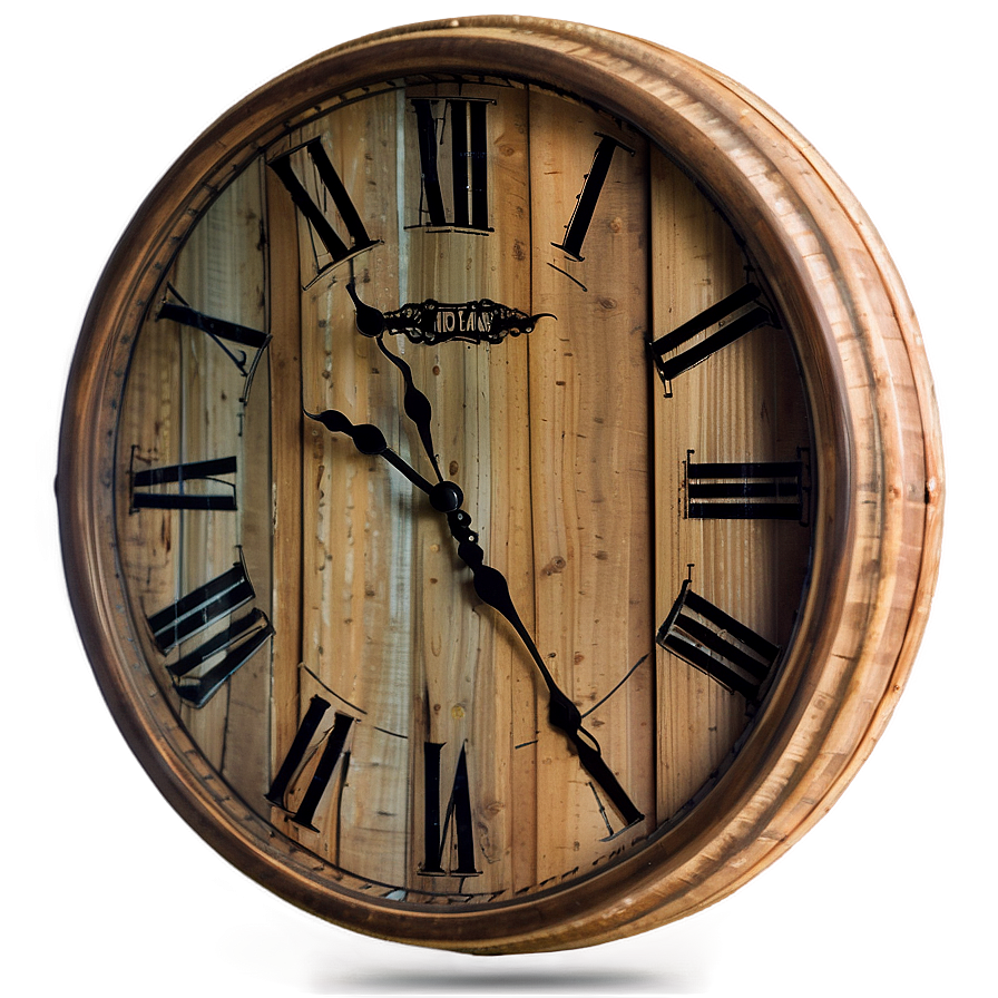 Farmhouse Style Clock Png Pns