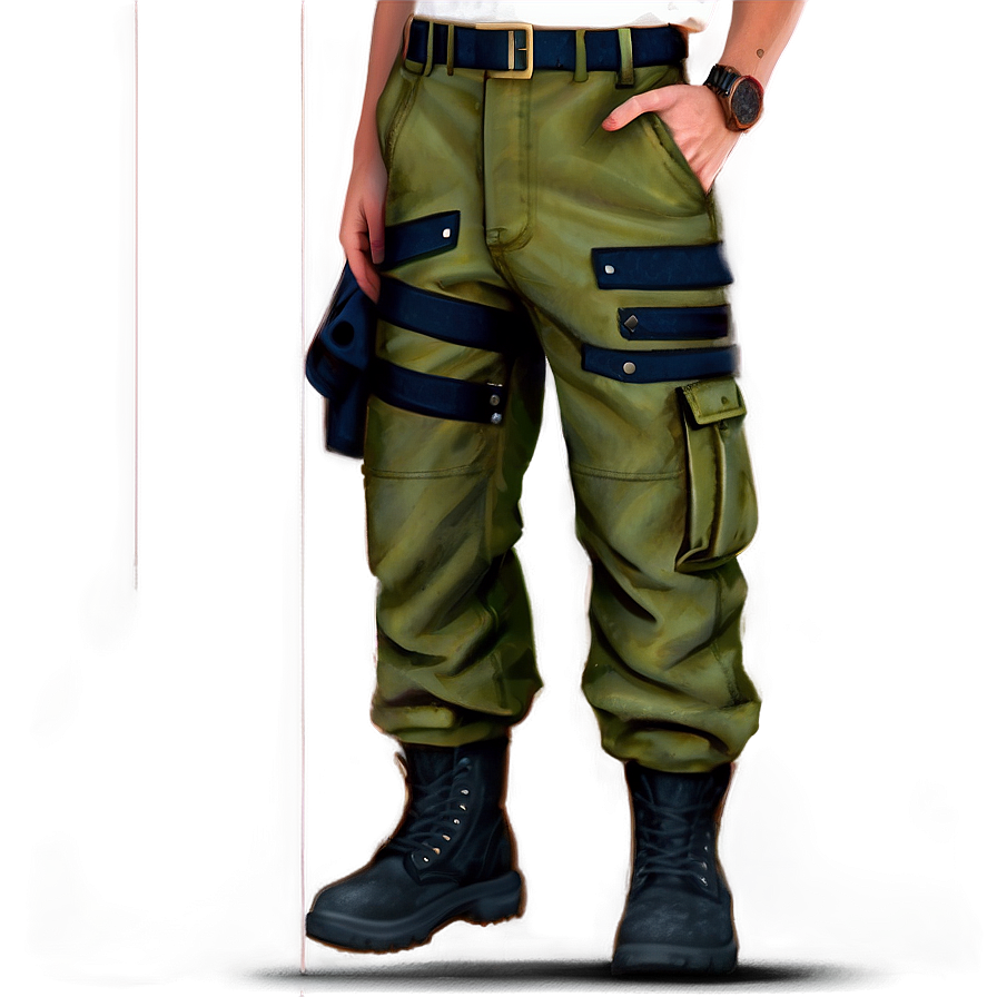 Fashion Cargo Pants Png 06132024