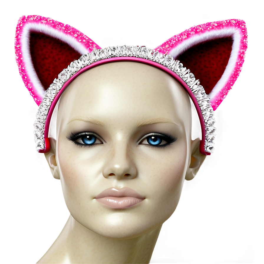 Fashionable Cat Ears Headwear Png 05042024