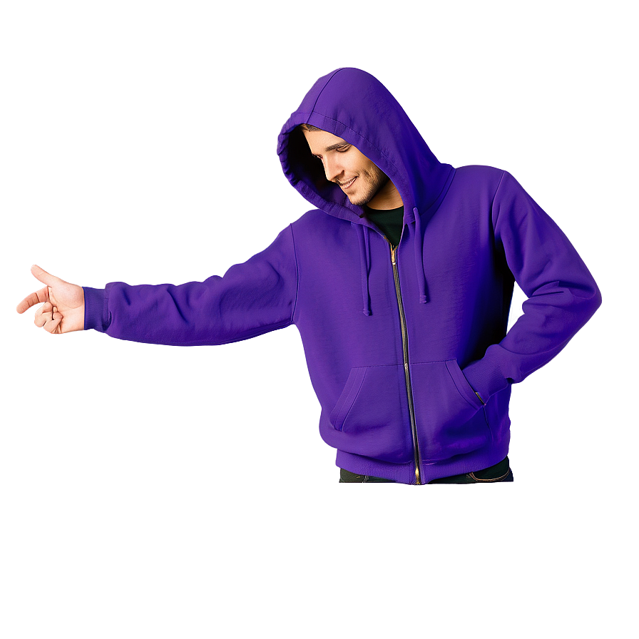 Fashionable Purple Hoodie Image Png Tbu