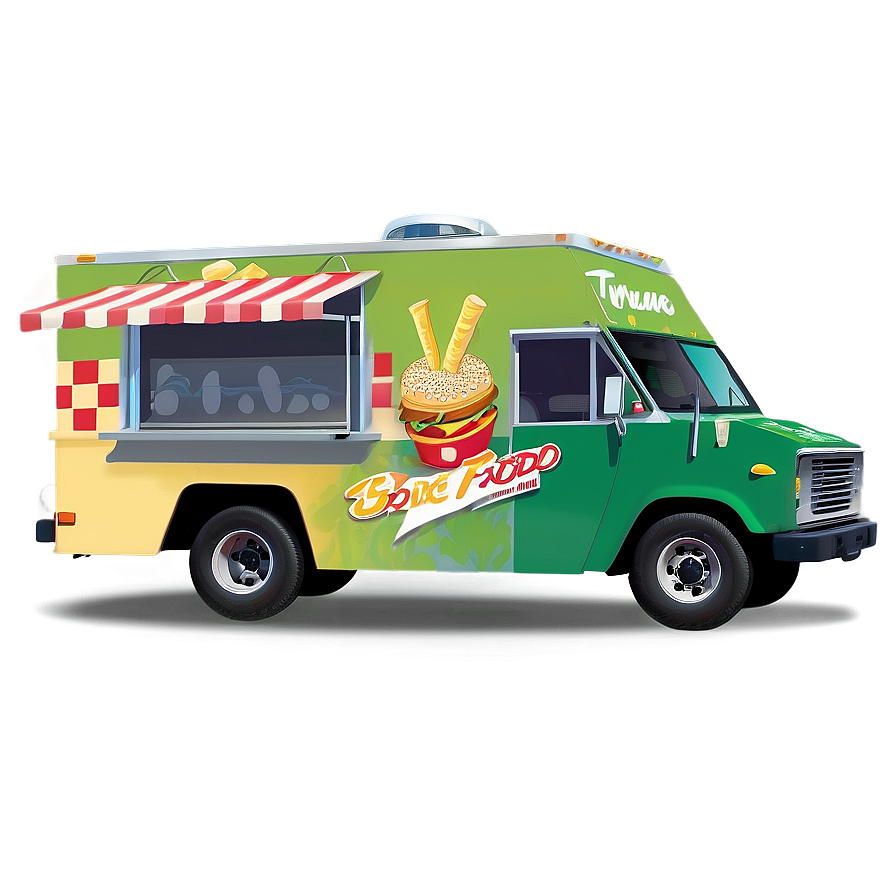 Fast Food Truck Png Eks