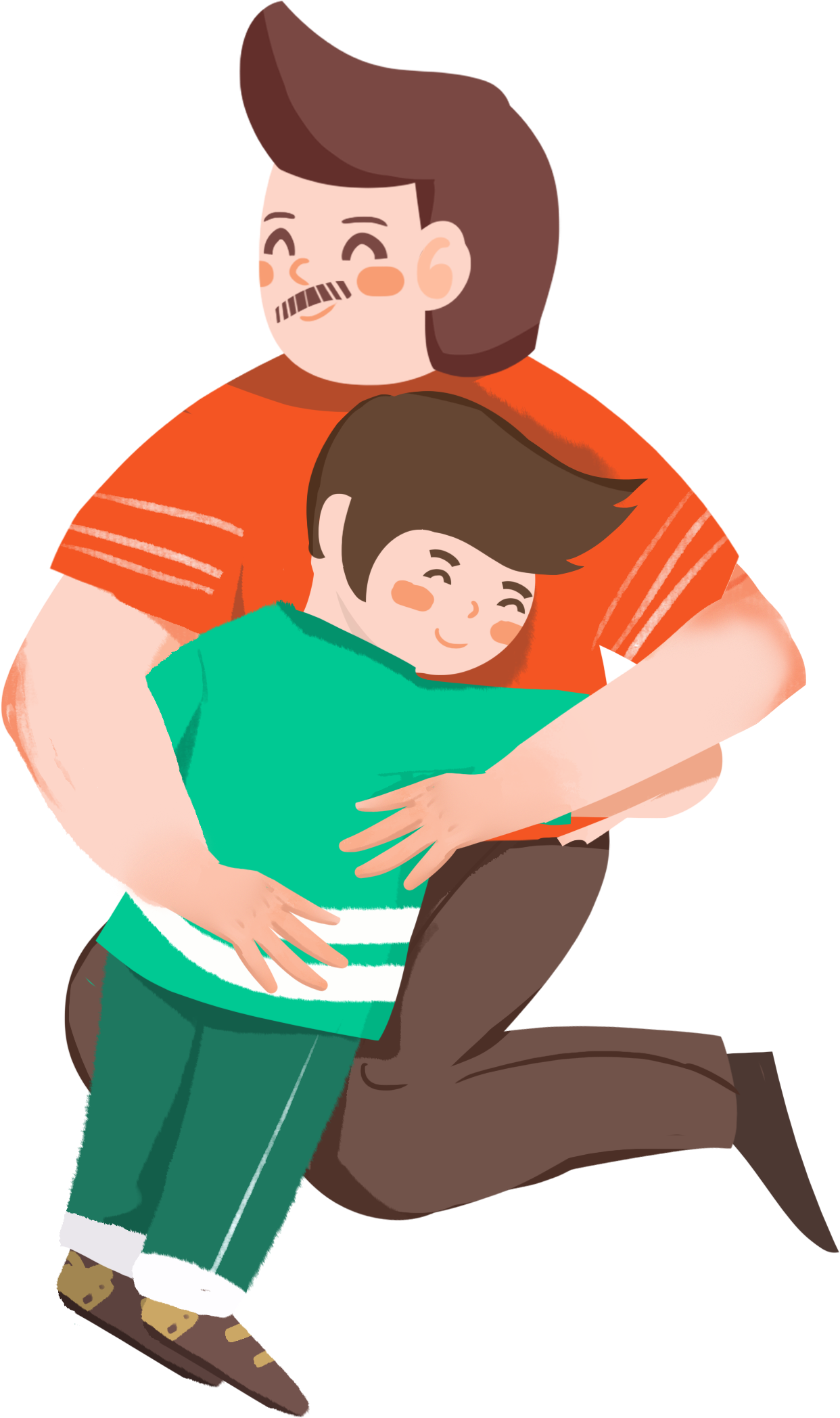 Father Son Embrace Illustration.png