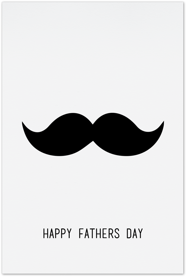 Fathers Day Mustache Greeting