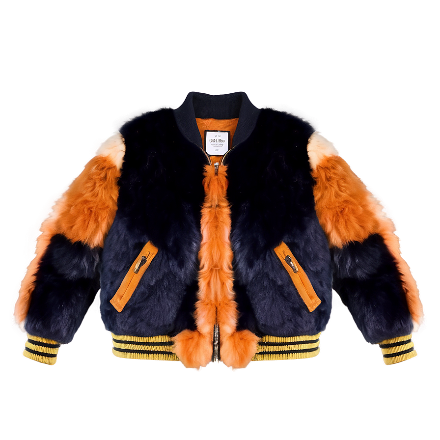 Faux Fur Bomber Jacket Cozy Png Mbb