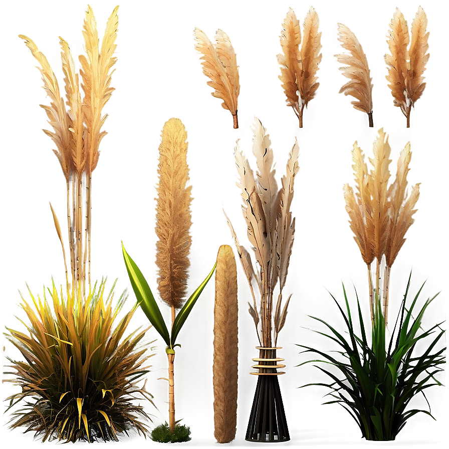 Faux Pampas Display Png 06272024