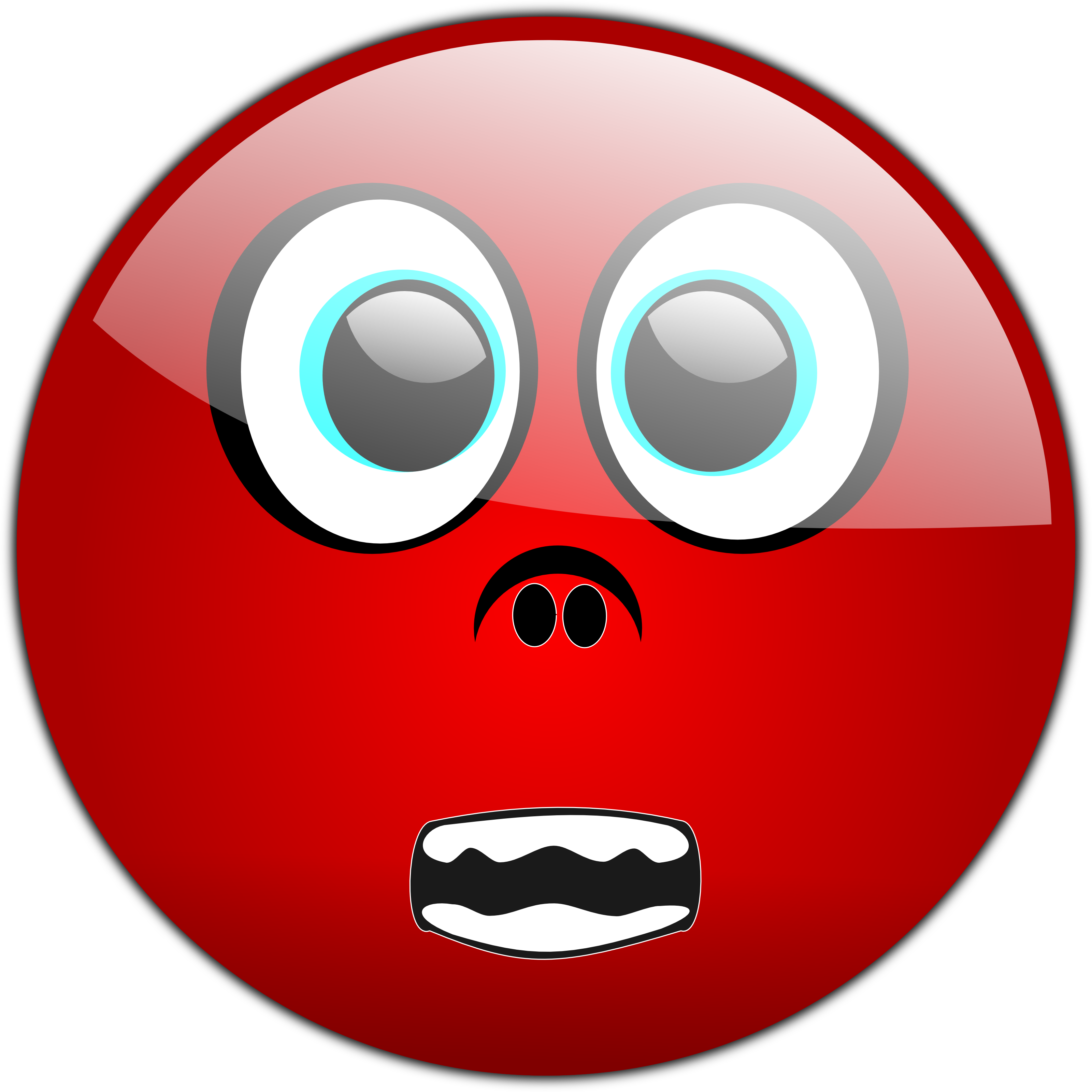 Fearful Emoji Expression