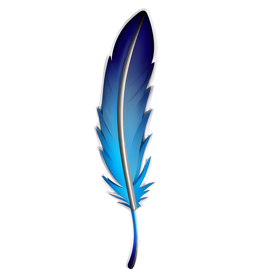 Feather Shaped Bookmark Png 05042024