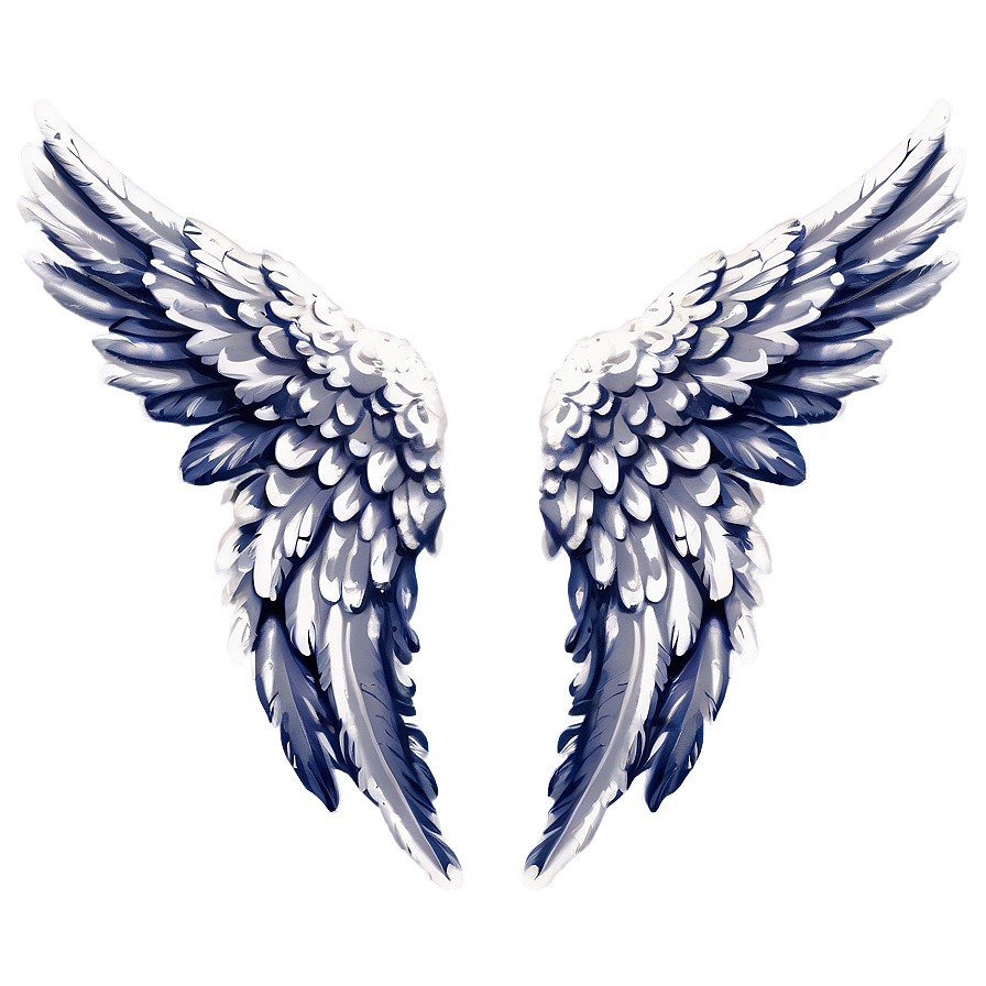 Feathered Angel Wings Picture Png 66