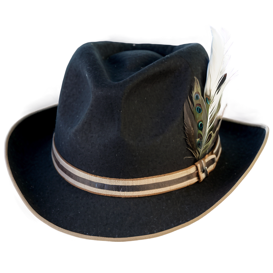 Fedora With Feather Png Pps29