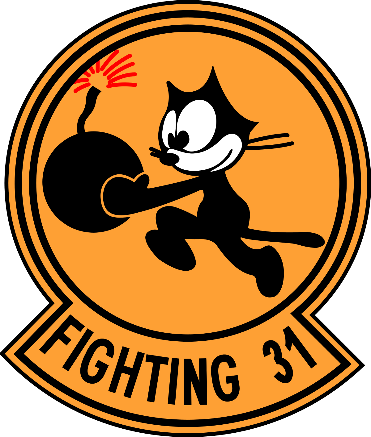 Felixthe Cat Bomb Squadron Emblem