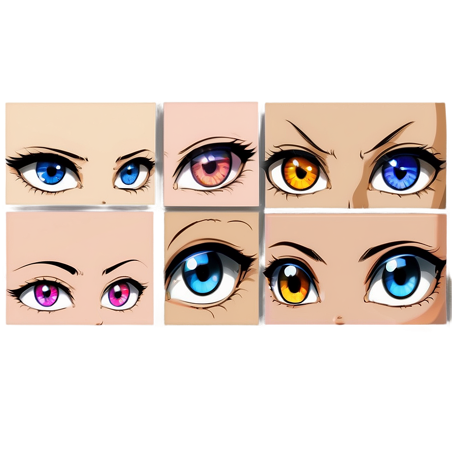 Female Anime Eyes Png Hha53