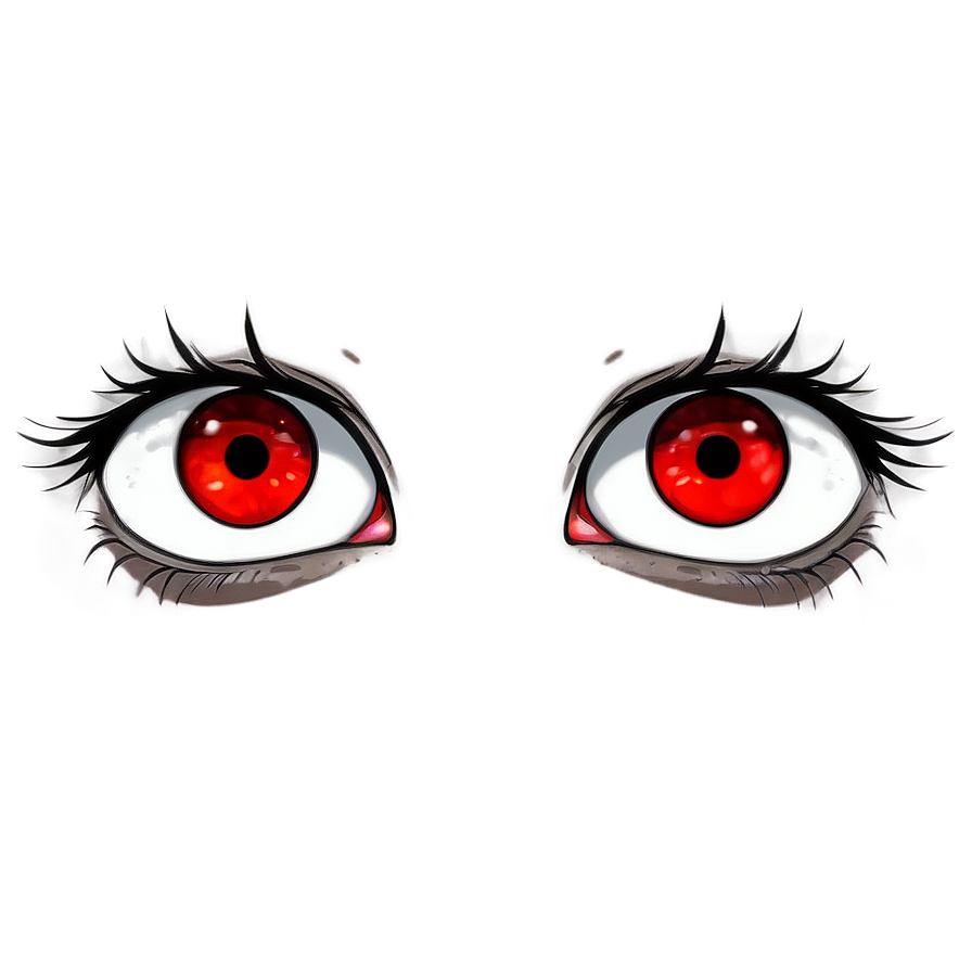 Female Anime Red Eyes Png Yhx