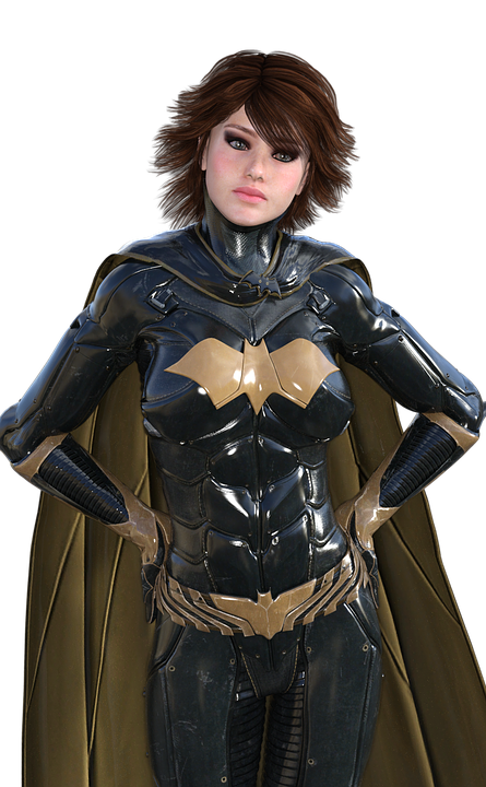 Female Bat Hero Costume