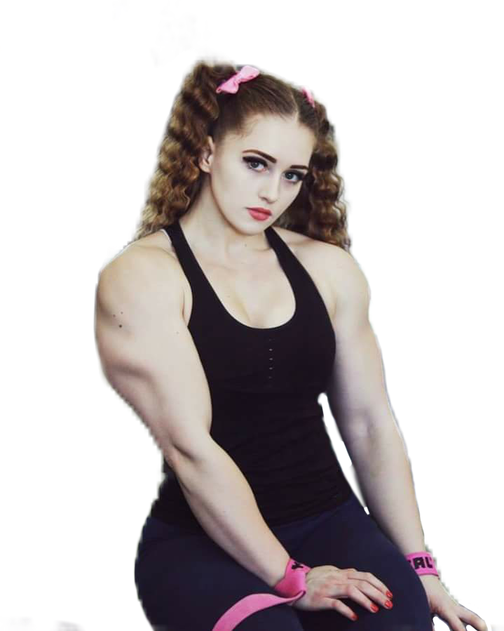 Female Bodybuilderin Workout Gear