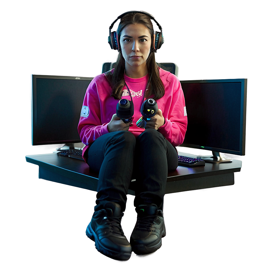 Female Esports Player Png Alc