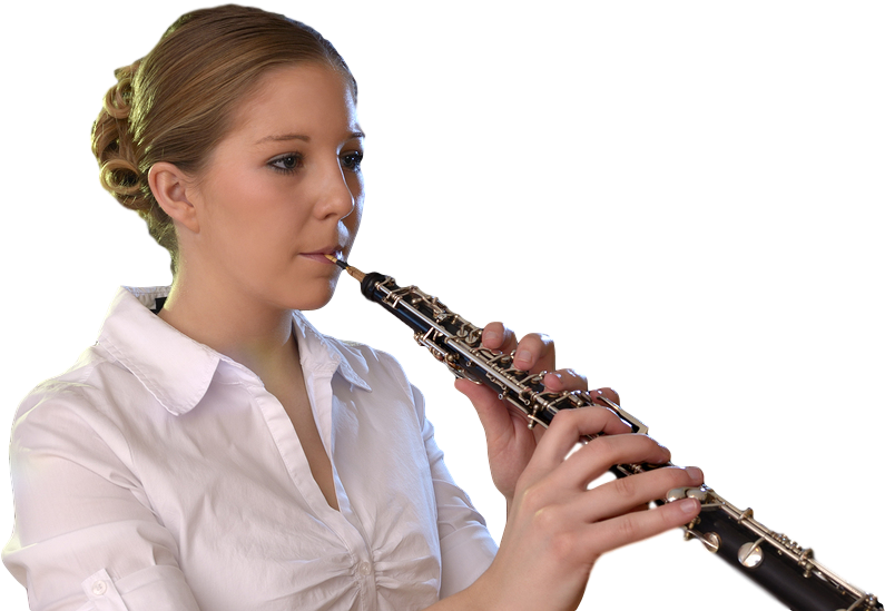 Female Flutist Performance