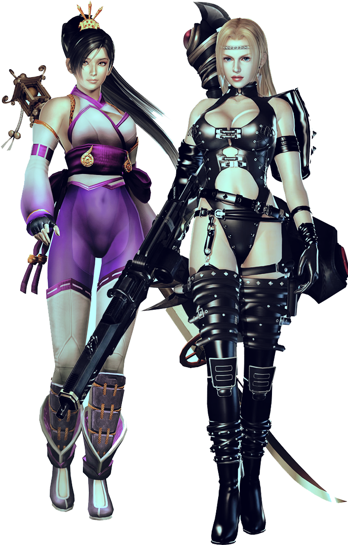 Female Ninja Duo Fantasy Characters