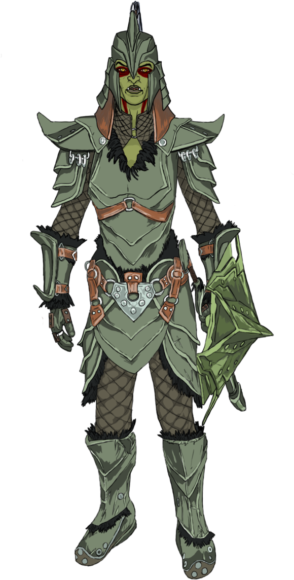 Female Orc Warrior Armor